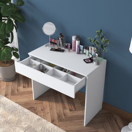 Munkasztal RANI 90x76,8 cm fehér