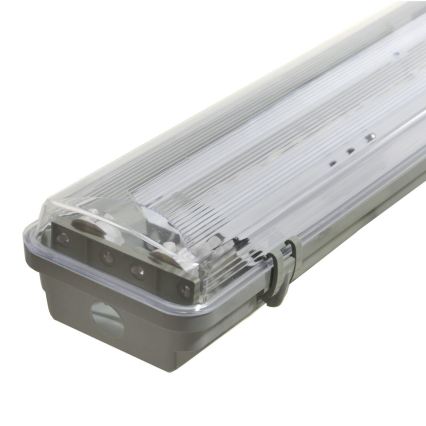 Műszaki fénycsöves lámpatest 2xG13/36W/230V 120 cm IP65 szürke