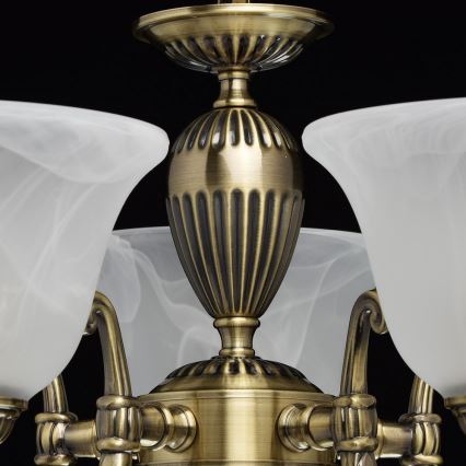 MW-LIGHT - Csillár láncon EDINBURG 5xE27/60W/230V