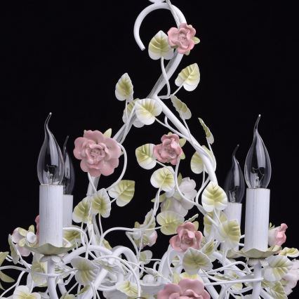 MW-LIGHT - Csillár láncon FLORA PROVENCE 6xE14/40W/230V