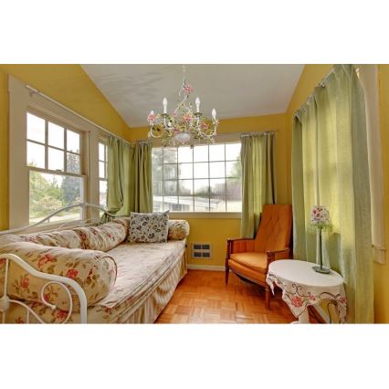 MW-LIGHT - Csillár láncon FLORA PROVENCE 6xE14/40W/230V