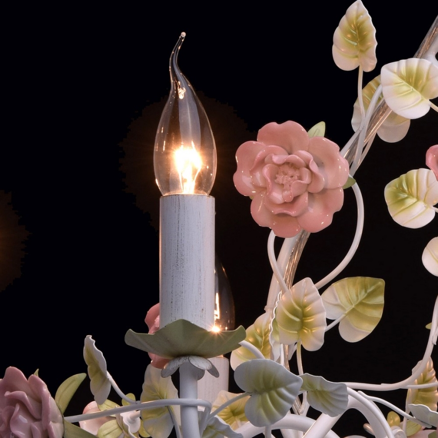 MW-LIGHT - Csillár láncon FLORA PROVENCE 6xE14/40W/230V