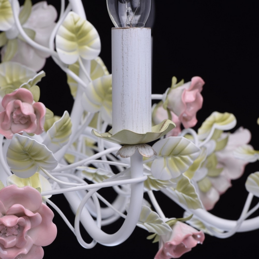 MW-LIGHT - Csillár láncon FLORA PROVENCE 6xE14/40W/230V