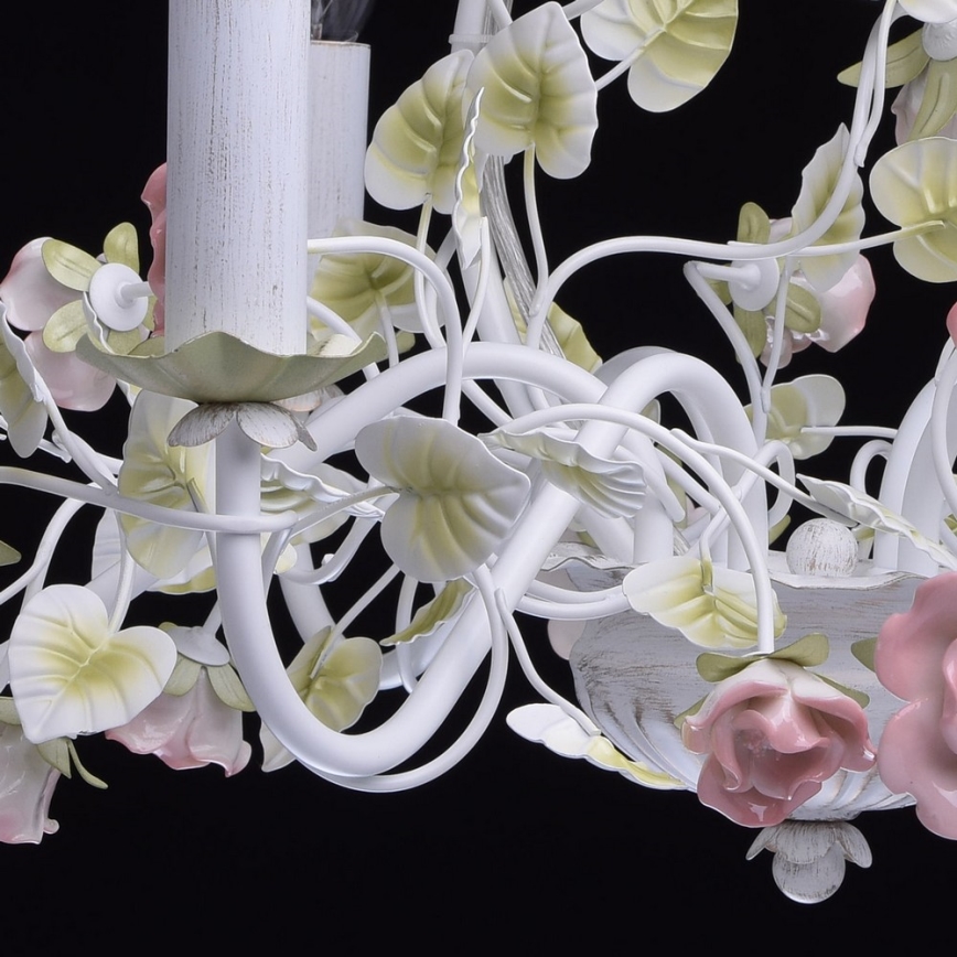 MW-LIGHT - Csillár láncon FLORA PROVENCE 6xE14/40W/230V