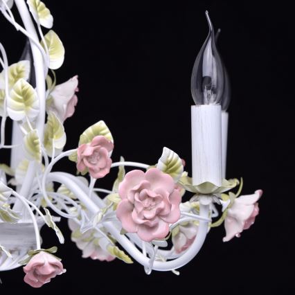 MW-LIGHT - Csillár láncon FLORA PROVENCE 6xE14/40W/230V