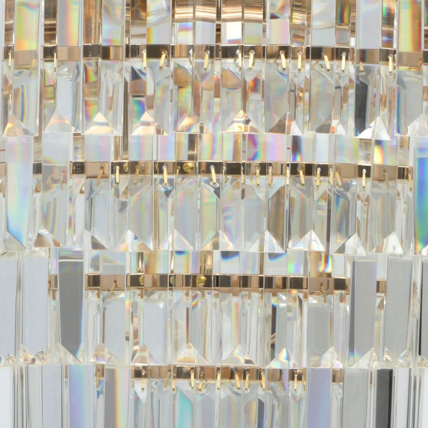 MW-LIGHT - Csillár rúdon CRYSTAL 5xE14/40W/230V