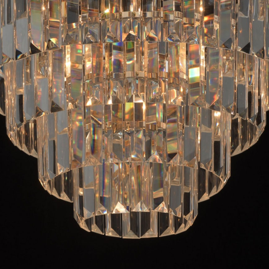 MW-LIGHT - Csillár rúdon CRYSTAL 5xE14/40W/230V