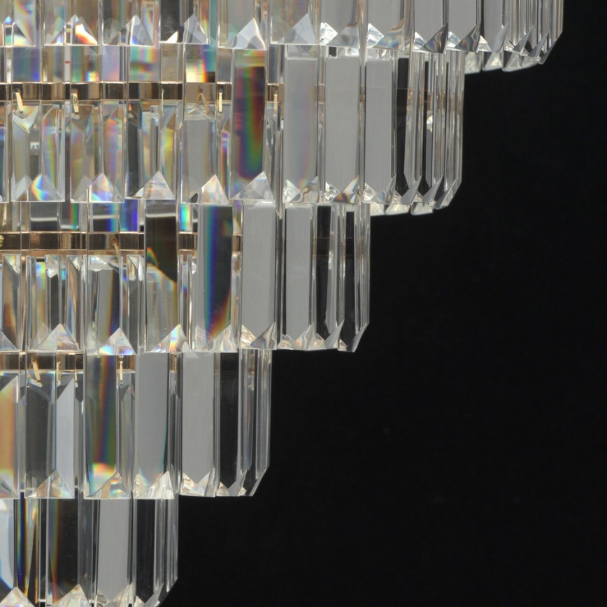 MW-LIGHT - Csillár rúdon CRYSTAL 5xE14/40W/230V