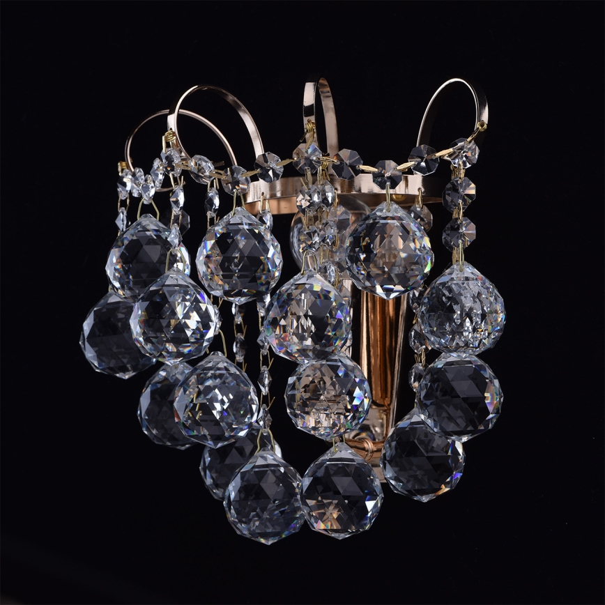 MW-LIGHT - Kristály fali lámpa CRYSTAL 1xE14/60W/230V