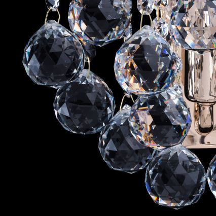 MW-LIGHT - Kristály fali lámpa CRYSTAL 1xE14/60W/230V