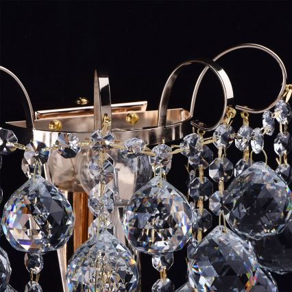 MW-LIGHT - Kristály fali lámpa CRYSTAL 1xE14/60W/230V