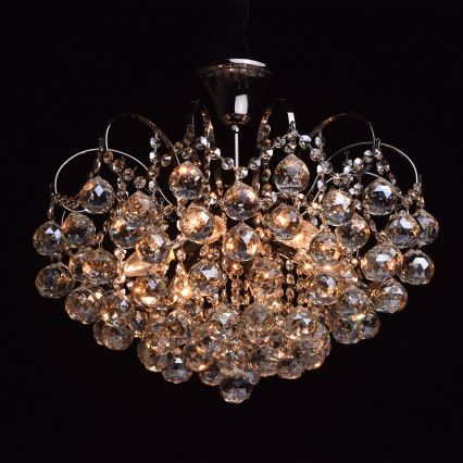 MW-LIGHT - Kristály mennyezeti lámpa CRYSTAL 6xE14/60W/230V