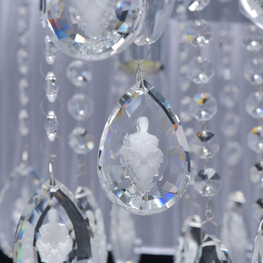 MW-LIGHT - Kristály mennyezeti lámpa JACQUELINE 9xE14/60W/230V