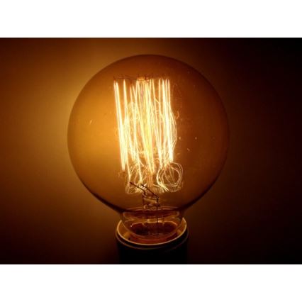 Nagy teherbírású dekoratív dimmelhető izzó SEGOD G80 E27/40W/230V 3000K