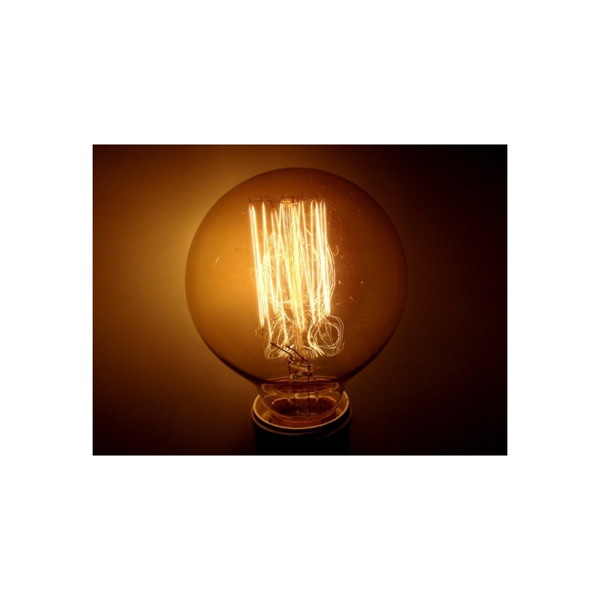 Nagy teherbírású dekoratív dimmelhető izzó SEGOD G80 E27/40W/230V 3000K