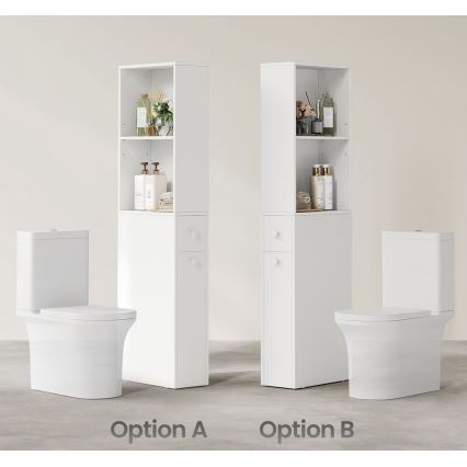 NALA fehér szekrény