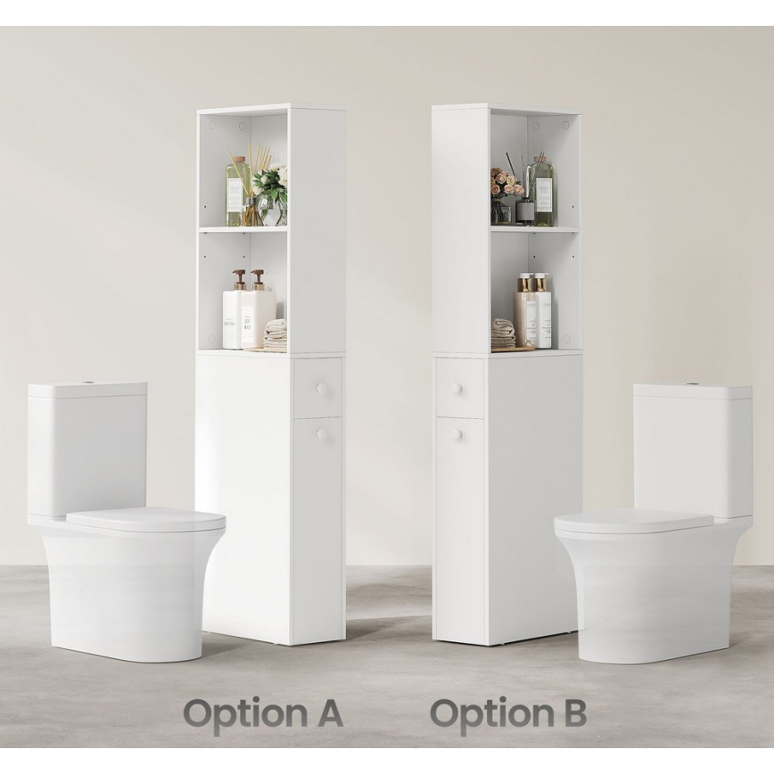 NALA fehér szekrény