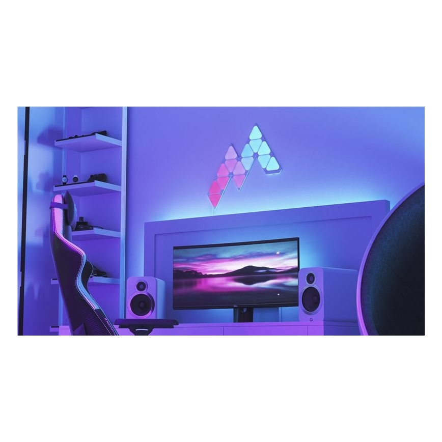 Nanoleaf - Kiegészítő KÉSZLET 10x LED RGB Dimmelhető panel TRIANGLES LED/0,5W/230V Wi-Fi