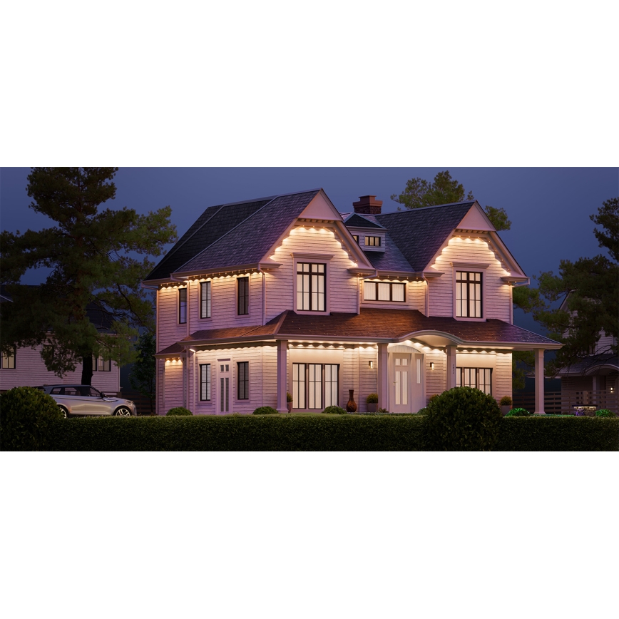 Nanoleaf - Bővítő készlet LED RGBCW Dimmelhető kültéri fényfüzér 10xLED/7,2W/230V 5m 2200-6500K IP67 Wi-Fi