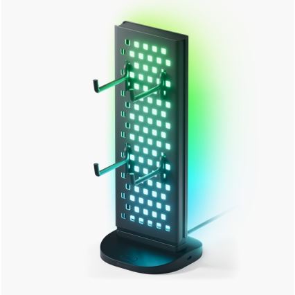 Nanoleaf - LED RGBIC állítható fényerejű, tölthető asztali állomás 5V 2700-6500K fekete