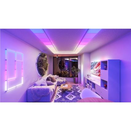 Nanoleaf - 3 darabos szett: RGBW dimmelhető SKYLIGHT mennyezeti lámpatest LED/18W/230V + 2xLED/16W/230V 2700-6500K Wi-Fi