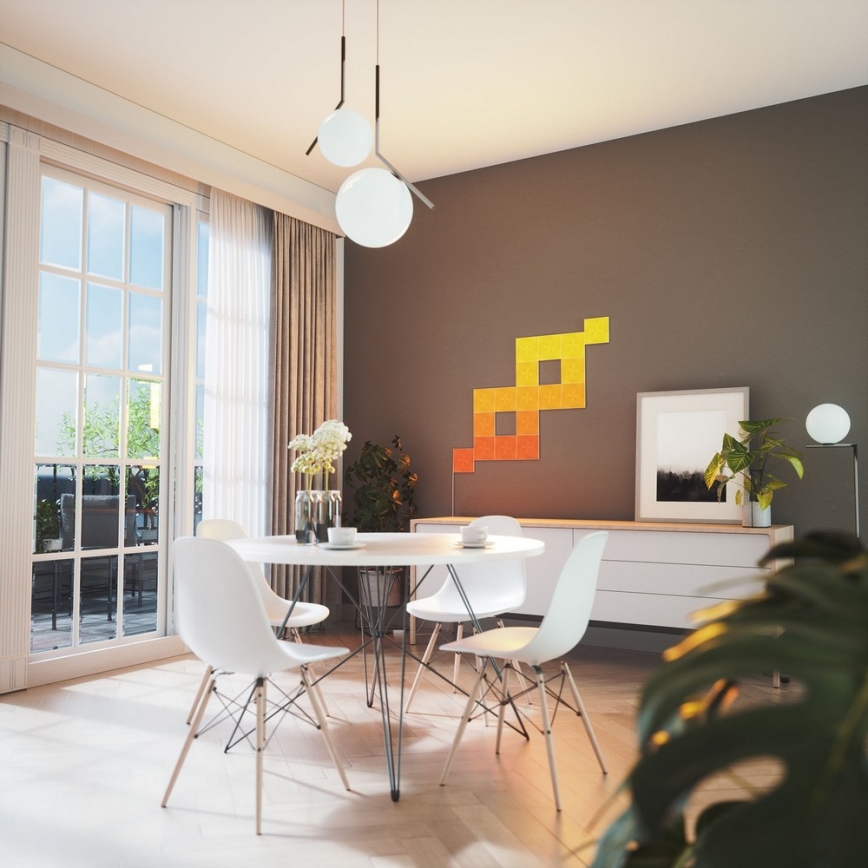 Nanoleaf - KÉSZLET 17x LED RGB Szabályozható panel CANVAS LED/1W/230V Wi-Fi