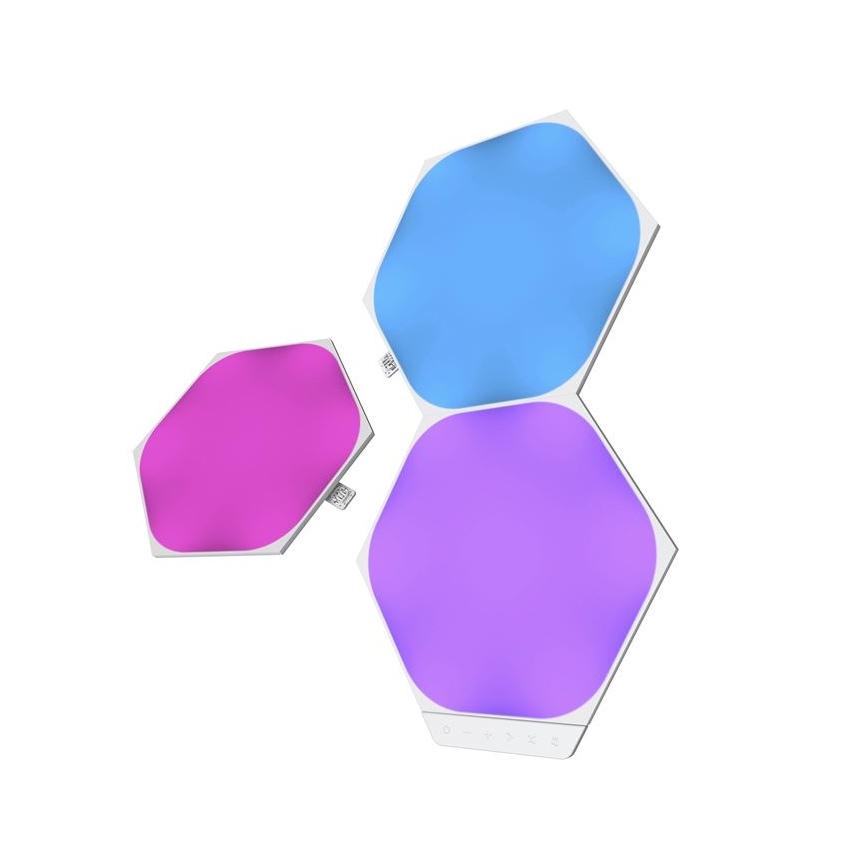 Nanoleaf - KÉSZLET 3x LED RGB Szabályozható panel HEXAGON LED/2W/230V Wi-Fi