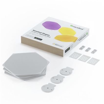 Nanoleaf - KÉSZLET 3x LED RGB Szabályozható panel HEXAGON LED/2W/230V Wi-Fi