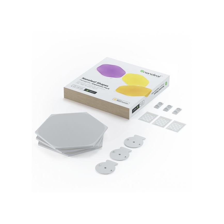 Nanoleaf - KÉSZLET 3x LED RGB Szabályozható panel HEXAGON LED/2W/230V Wi-Fi
