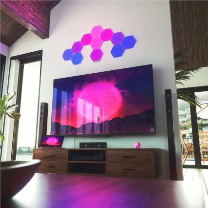 Nanoleaf KÉSZLET 5x LED RGB Szabályozható panel HEXAGON LED/2W/230V Wi-Fi