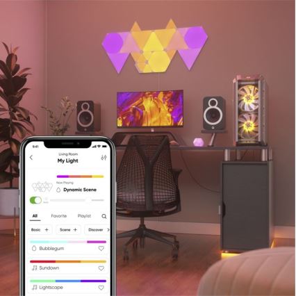 Nanoleaf  - SET 3x LED RGB Dimmelhető panel TRIANGLES LED/1W/230V Wi-Fi