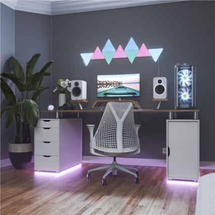 Nanoleaf NL47-0002TW-9PK - 9x LED RGB fényerő-szabályozó panel Háromszög LED / 1,5 W Wi-Fi