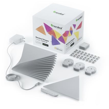 Nanoleaf NL47-6002TW-15PK - SET 15x LED RGB fényerő-szabályozó panel Háromszög LED / 1,5 Wi-Fi