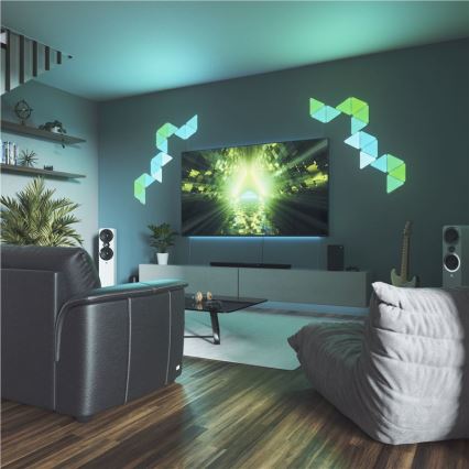 Nanoleaf NL47-6002TW-15PK - SET 15x LED RGB fényerő-szabályozó panel Háromszög LED / 1,5 Wi-Fi