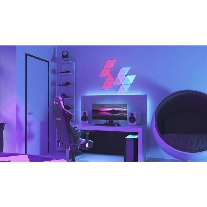Nanoleaf NL47-6002TW-15PK - SET 15x LED RGB fényerő-szabályozó panel Háromszög LED / 1,5 Wi-Fi