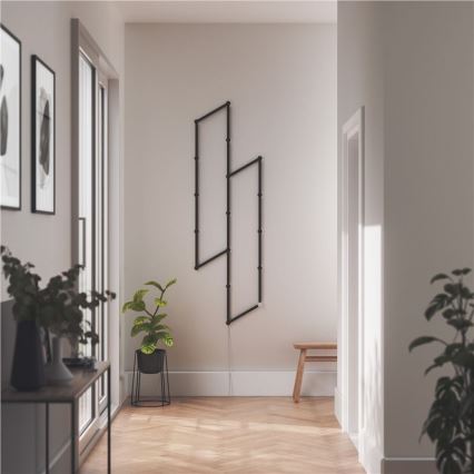 Nanoleaf - Sínburkolat készlet LINES 9 db fekete matt