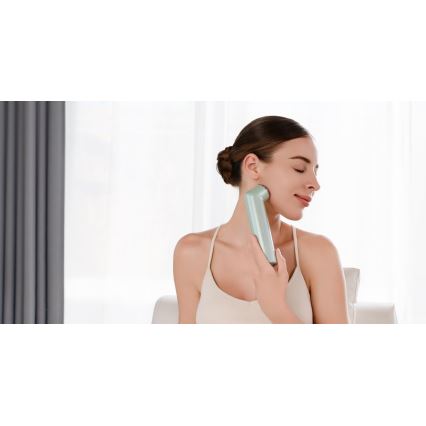 Nanoleaf - LED ultrahangos bőrfiatalító készülék 6 az 1-ben 5W/2500 mAh mentazöld