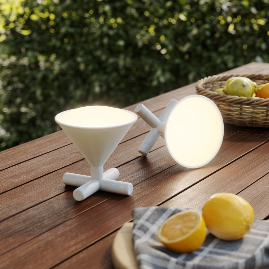 Nanoleaf - LED RGBW állítható fényerejű, újratölthető asztali lámpa UMBRA CONO LED/2,4W/5V 2700-6500K 2530 mAh szürke