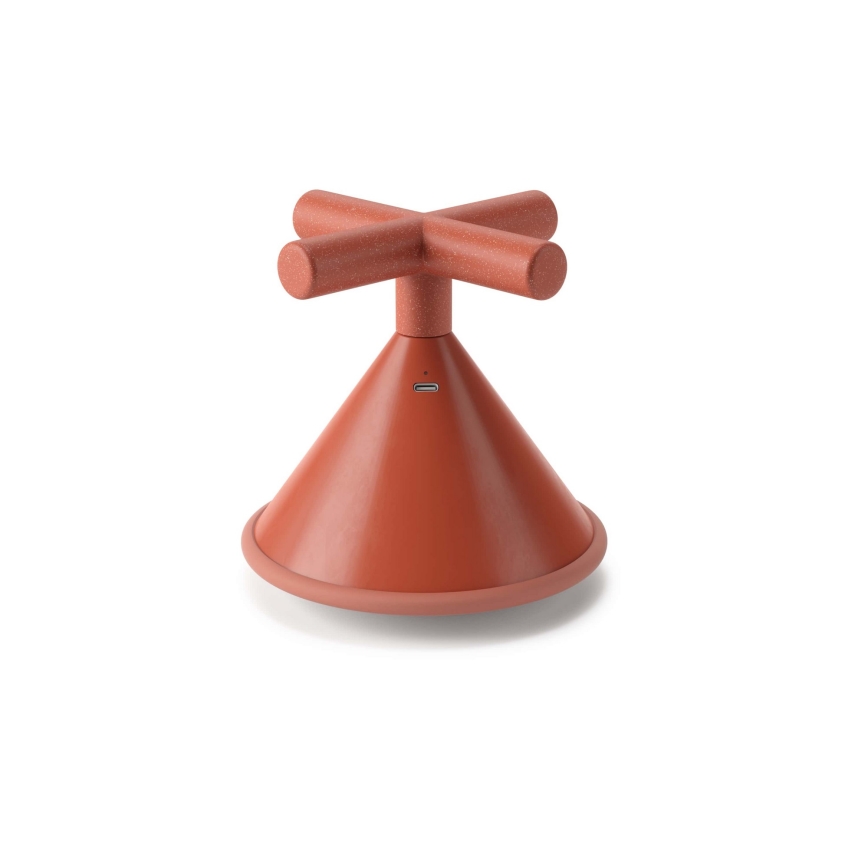 Nanoleaf - LED RGBW állítható fényerejű, tölthető asztali lámpa UMBRA CONO LED/2,4W/5V 2700-6500K 2530 mAh barna