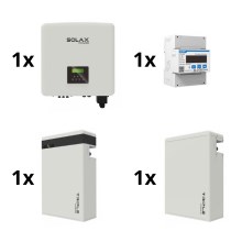 Napelem készlet: 10kW SOLAX konverter 3f + 11,6 kWh TRIPLE Power akkumulátor + elektrométer 3f