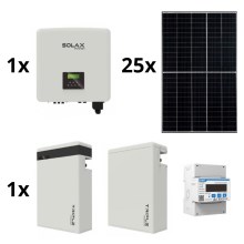 Napelem készlet: SOLAX Power - 10kWp RISEN + 10kW SOLAX konverter 3f + 11,6 kWh akkumulátor