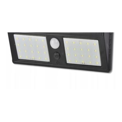 Napelemes LED fali lámpa érzékelővel LED/1,2W/3,7V 1200 mAh IP44