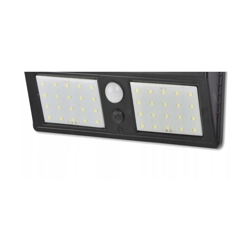 Napelemes LED fali lámpa érzékelővel LED/1,2W/3,7V 1200 mAh IP44