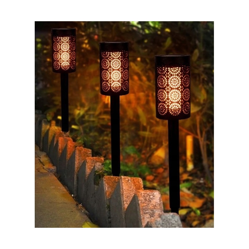 Napelemes LED lámpa alkonykapcsolóval LED/2V IP44 600 mAh