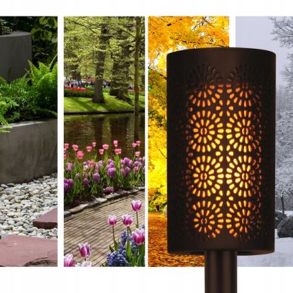 Napelemes LED lámpa alkonykapcsolóval LED/2V IP44 600 mAh