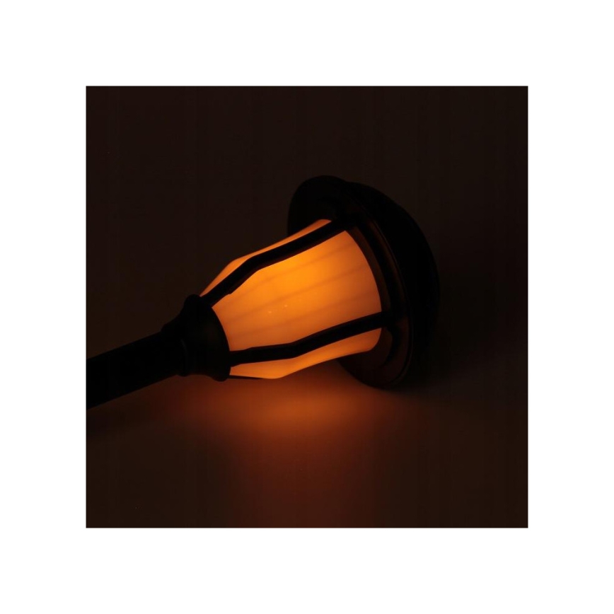 Napelemes LED-lámpa alkonykapcsolóval, LED/2V, IP44, 600 mAh