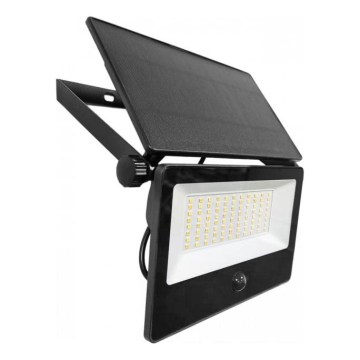 Napelemes LED reflektor érzékelővel NCS G2 LED/30W/3,7V 3000/4000/6500K IP54 5200 mAh