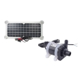 Napelemes szivattyú fotovoltaikus panellel, USB-csatlakozóval, 900 l/óra, 20 W