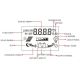 Napelemes töltésszabályozó különféle akkumulátorokhoz PWM 12-24V/20A