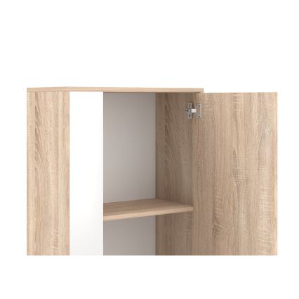 Nappali szekrénysor BRICK sonoma tölgy/fehér